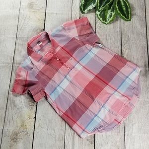 J.CREW shirts mercantile gingham pink  Sz M